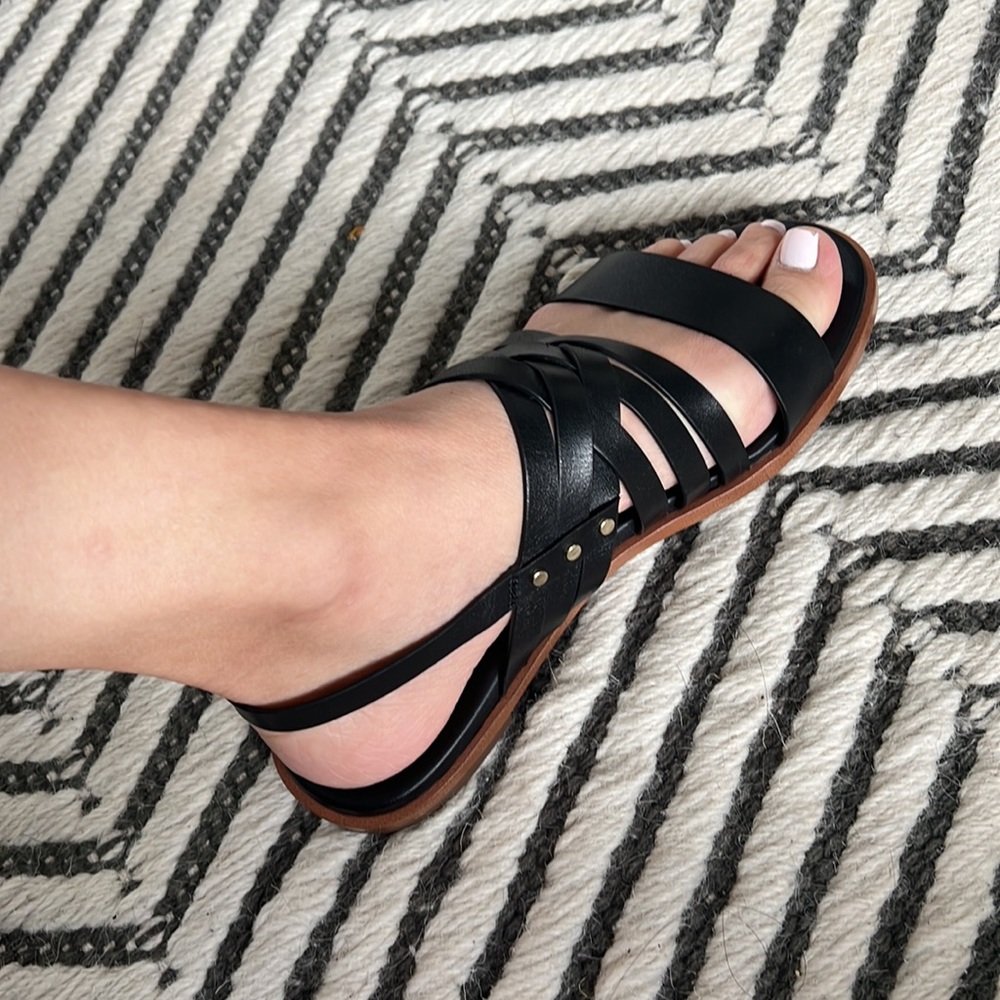 Cole Haan black sandals with gold details - Picture 9 of 9
